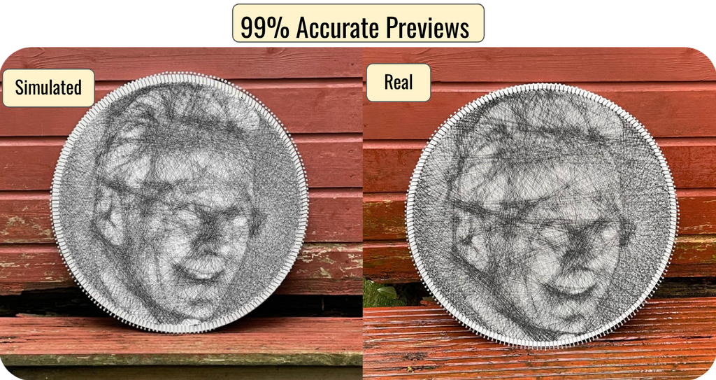 Your Photo -> String Art | Digital Instructions for a DIY Project