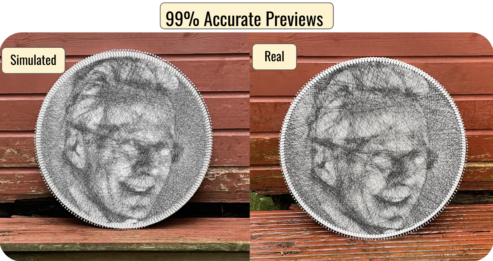 Your Photo -> String Art | Digital Instructions for a DIY Project