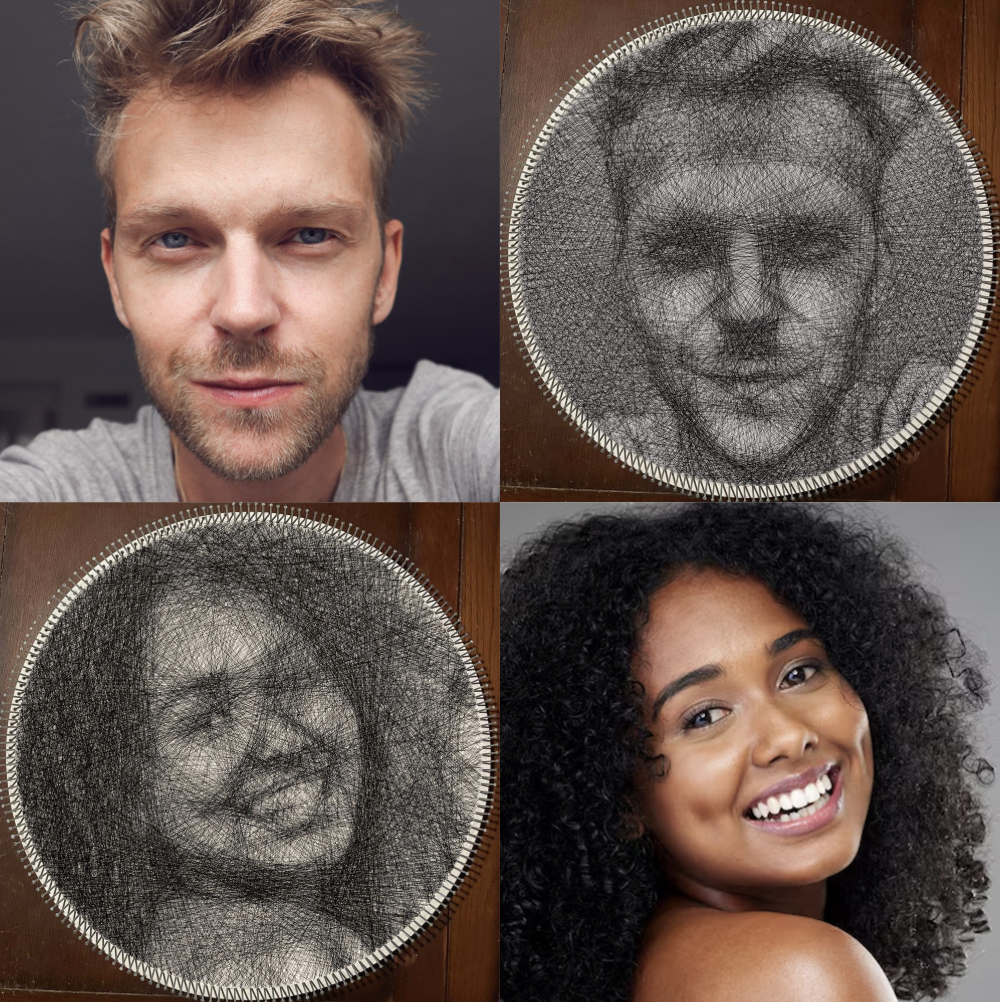 Your Photo -> String Art | Digital Instructions for a DIY Project