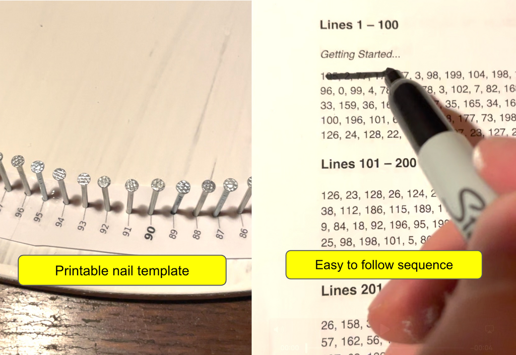 Your Photo -> String Art | Digital Instructions for a DIY Project